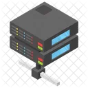 Data Center Data Server Plant Room Icon