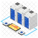 Data Server Data Rack Datacenter Icon
