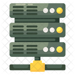 Data Server Icon - Download in Flat Style