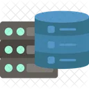 Database Server Data Storage Icon