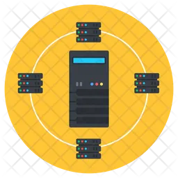 Data Server Architecture  Icon
