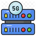 5 G Network Server Icon