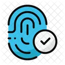 Authentication Authenticity Biometric Identification Icon