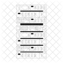 Data Server Rack Icon