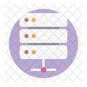 Data Server Network Database Server Data Communication Icon