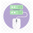 Data Server Database Server Data Communication Icon