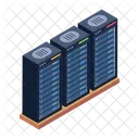 Server Room Server Racks Data Centers Icon