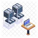 Storage Servers Dataserver Network Data Servers Display Icon