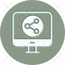 Data Share Network Connection Icon
