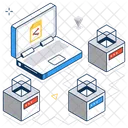 Data Share Data Exchange Data Transfer Icon