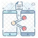 File Share File Transfer Share Document Icon