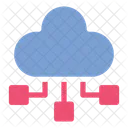 Data Sharing Cloud Data Icon