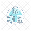 Data sharing and privacy  Icon