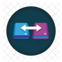 Data Sharing Data Transfer Data Exchange Icon