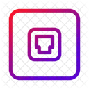 Data Socket Network Connection Ethernet Icon