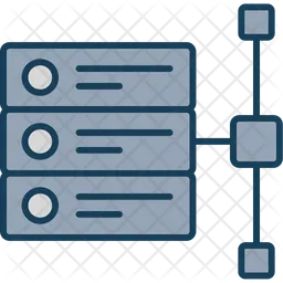 Data Stacks Icon - Download in Dual Tone Style