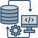 Data Storage Cloud Database Icon