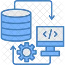 Data Storage Cloud Database Icon