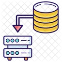 Data Storage Data Transfer Data Sharing Icon