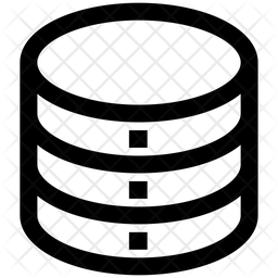 Data Storage Icon - Download in Line Style