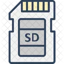 Data Storage Memory Card Memory Storage Icon