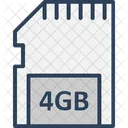 Data Storage Memory Card Memory Storage Icon