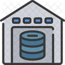 Data Storage Warehouse Storage Icon