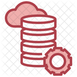 Data Storage Icon - Download in Colored Outline Style