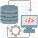 Data Storage Cloud Database Icon