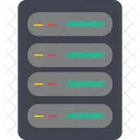 Data Storage Center Data Center Cloud Center Icon