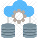 Data Storage Cloud Cloud Data Storage Server Icon