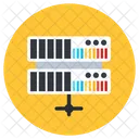 Server Rack Electronic Dataserver Datacenter Icon