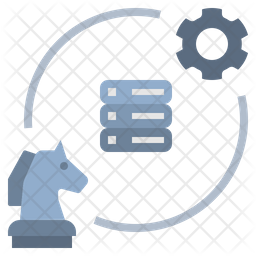 Data Strategy Icon - Download in Flat Style