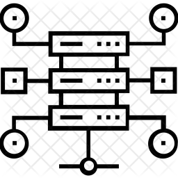 Data Structure Icon - Download in Line Style