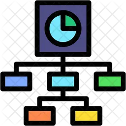Data Structure Icon - Download in Colored Outline Style
