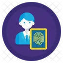 Data Subject Data Fingerprint Icon