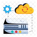 Data Sync Cloud Sync Cloud Infrastructure Icon