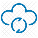 Data Synchronization Cloud Computing Reload Icon