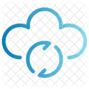 Data Synchronization Cloud Computing Reload Icon