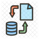 Data Transfer Data Exchange Data Sync Icon