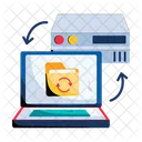 Data Synchronization Data Backup Data Server Icon