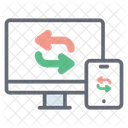Data Transfer Data Sharing Data Exchange Icon