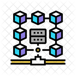 Software System Icon - Download in Colored Outline Style