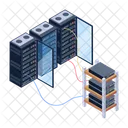 Data Network Data Hosting Data Technology Icon