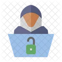 Data Theft Anonymous Hacker Icon