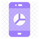 Data Tracking Smartphone Icon