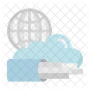 Data Traffic Data Transfer Cloud Storage Icon