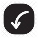 Arrow Icon Navigation Downward Symbol Icon