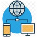 Data Transfer Internet Connection Internet Connectivity Icon