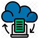 Cloud Storage Data Transfer Icon